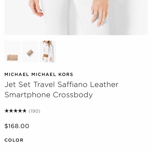 Michael Kors jet set crossbody bag - Picture 8 of 8